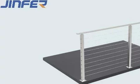 Cable Stainless Steel Deck Railing Install