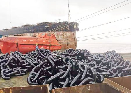  Project Case 2: Application of large size anchor chain
