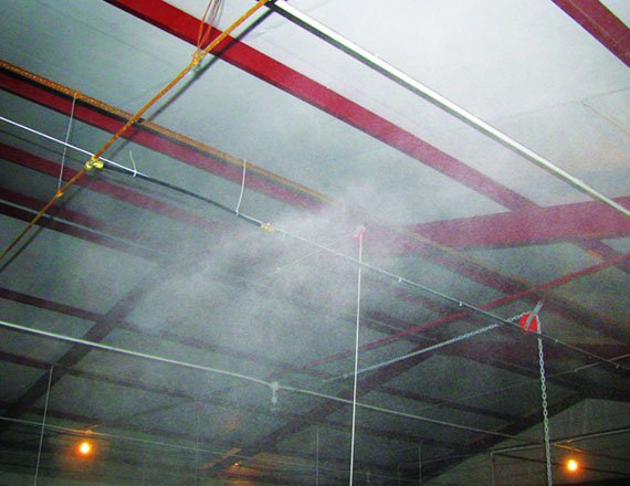 Spraying system