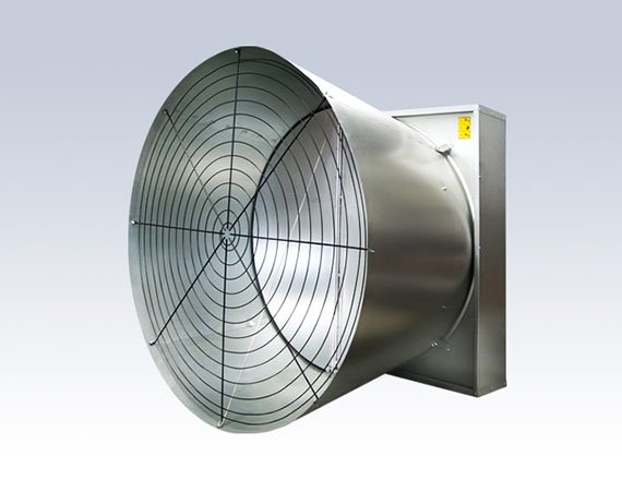 Axial-flow fan with centrifugal system