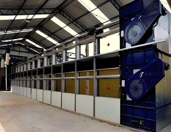 Chicken Manure Dryer Machine for Layer Poultry Farm