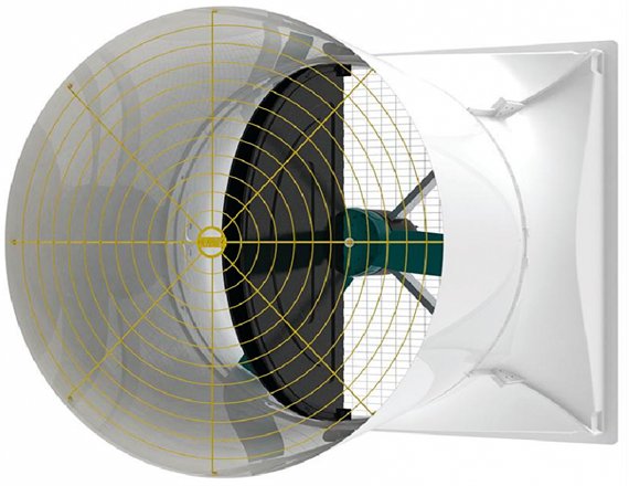 High Tech 57 Inch Industrial Ventilation Fan for Poultry Farm Climate Control