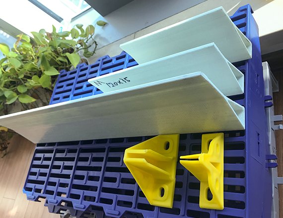 Fiberglass FRP Support Beams for Pig Farms Slat Floor Support