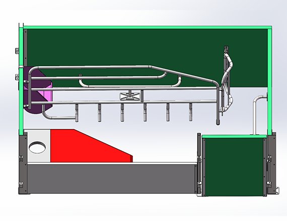 2025 New Style Welfare Farrowing Crate for Pig Farm