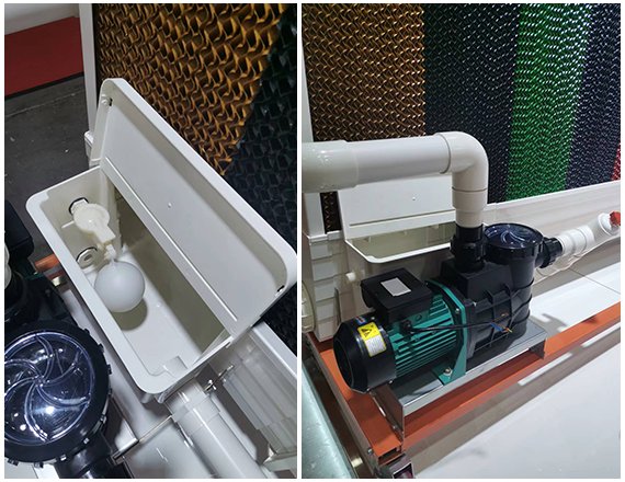 Poultry Farm Cooling Pad System with PVC Frame Cooling Pad Wall