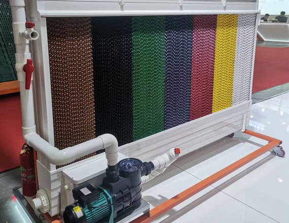Poultry Farm Cooling Pad System with PVC Frame Cooling Pad Wall