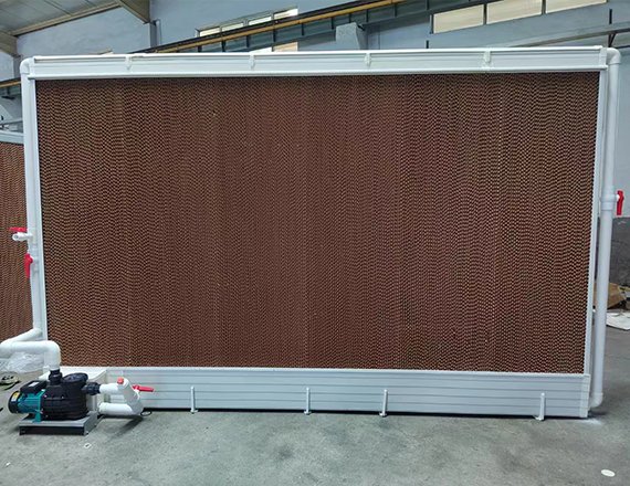 Poultry Farm Cooling Pad System with PVC Frame Cooling Pad Wall
