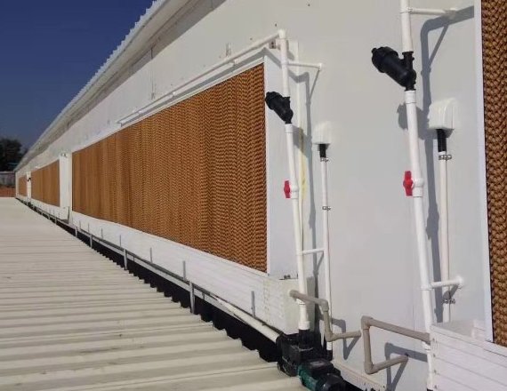 Poultry Farm Cooling Pad System with PVC Frame Cooling Pad Wall