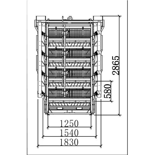 Brooding chicken cage