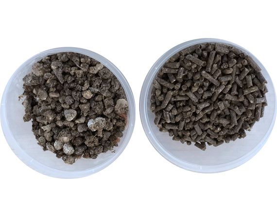 poultry manure dryer and pellet