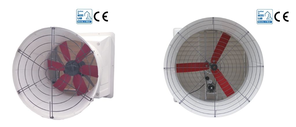 24 inches fiberglass cone fan