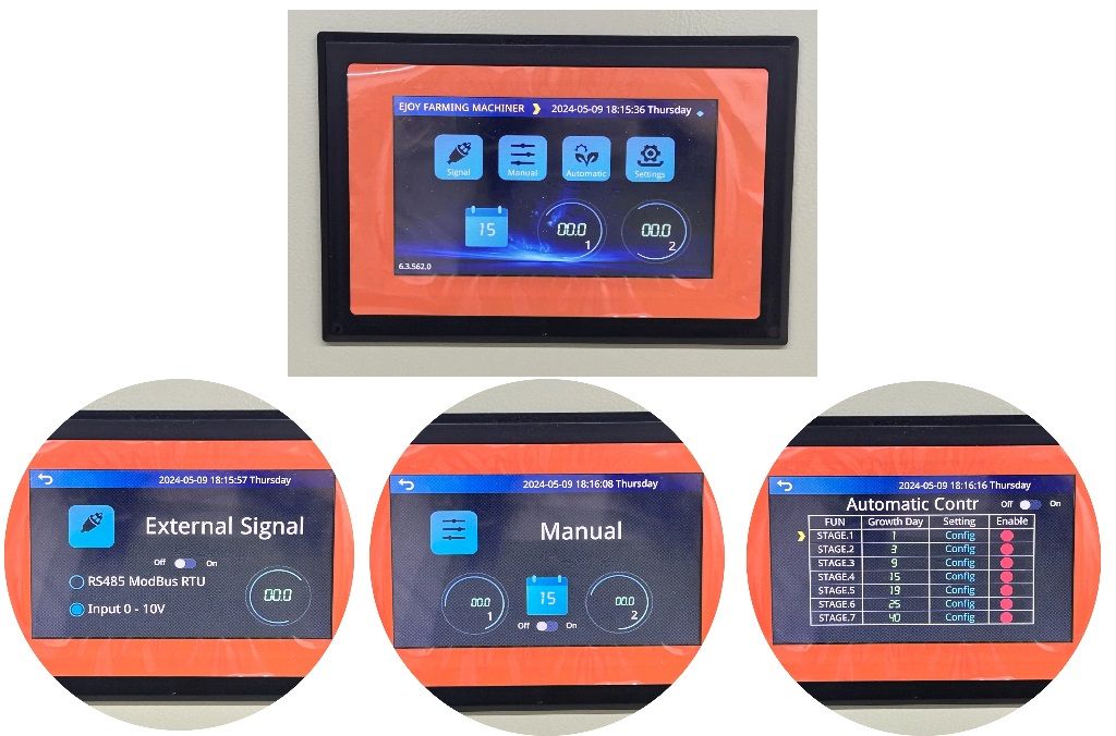 Mode of the light dimming controller