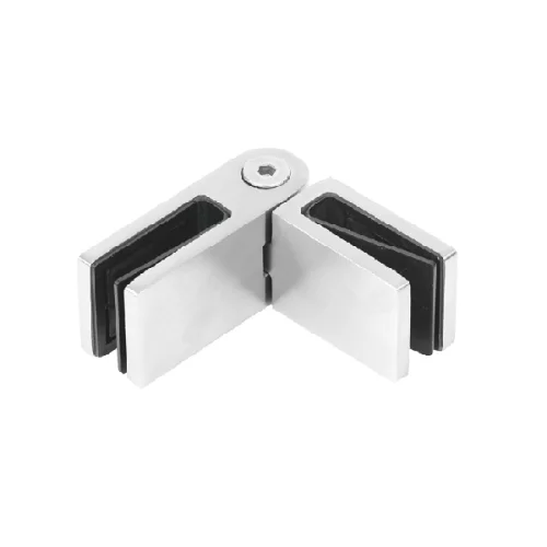 ADJUSTABLE SQUARE GLASS CLAMP 0-270°