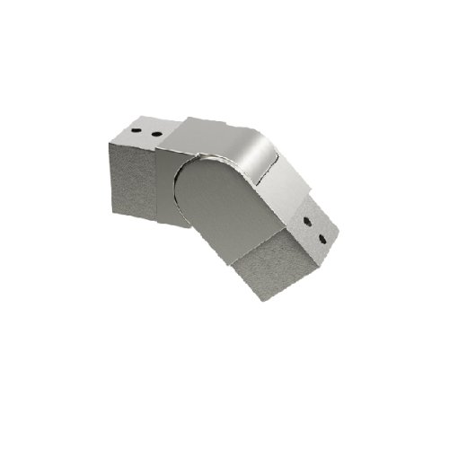 ADJUSTABLE ELBOW FOR RECTANGULAR SLOT TUBE-DOWNWARDS