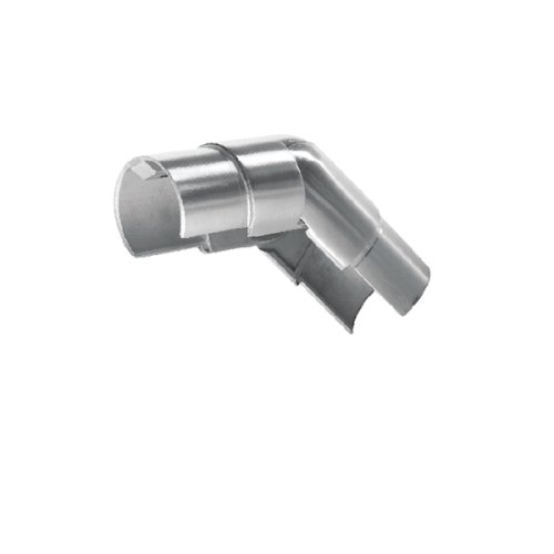 25-55 DEGREE ADJUSTABLE ELBOW FOR ROUND SLOT TUBE-DOWNWARDS