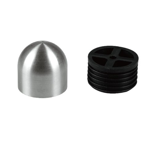 HALF BALL END CAP FOR WOOD TUBE