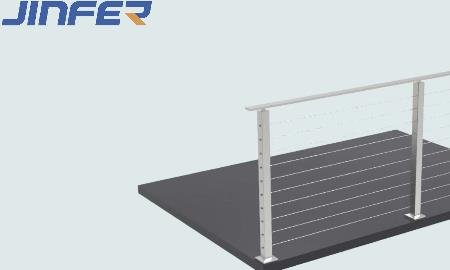 Cable Stainless Steel Deck Railing Install