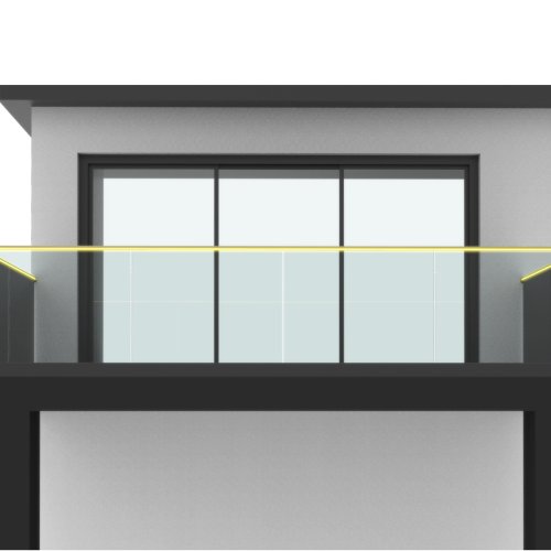 ALU CHANNEL GLASS RAILING SYSTEM