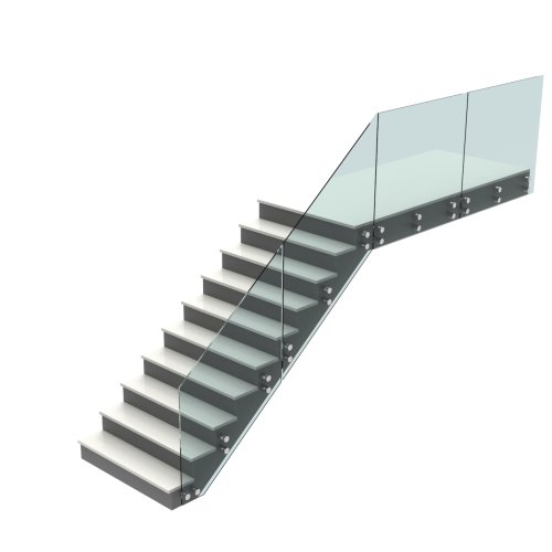 STANDOFF GLASS RAILING SYSTEM