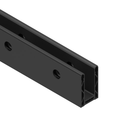 ALU36 ALUMINUM CHANNEL - FASCIA MOUNT