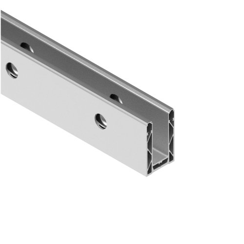 ALU46 LIGHT DUTY ALUMINUM CHANNEL - FASCIA MOUNT