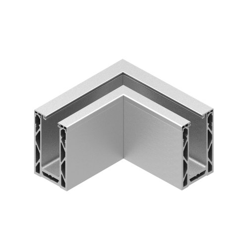 ALU36 INNER CORNER WITH CLADDING - TOP MOUNT