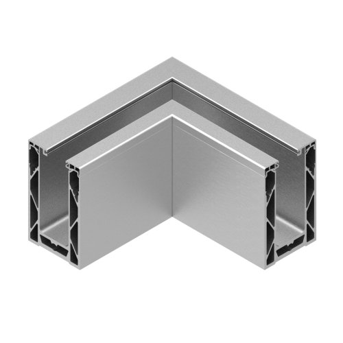 ALU46 LIGHT DUTY INNER CORNER WITH CLADDING - TOP MOUNT