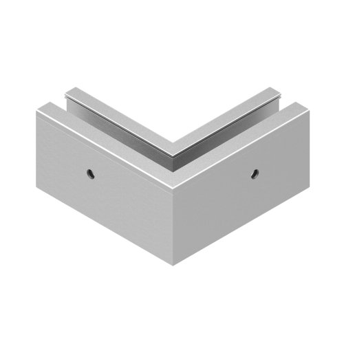 ALU46 LIGHT DUTY INNER CORNER WITH CLADDING - FASCIA MOUNT