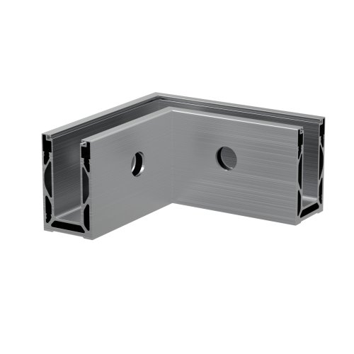 ALU39 INNER CORNER WITH CLADDING - FASCIA MOUNT