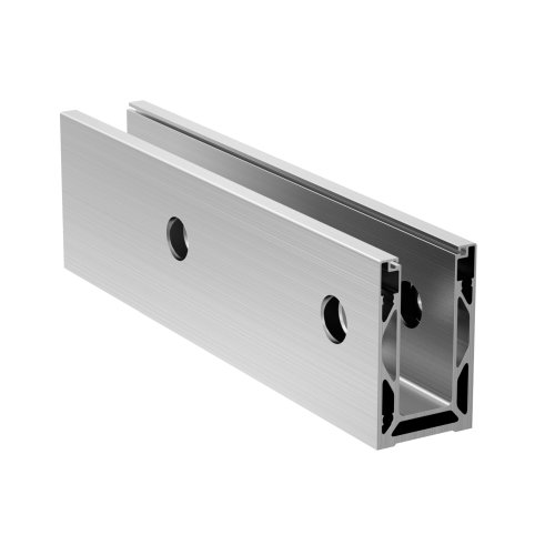 ALU39 ALUMINUM CHANNEL - FASCIA MOUNT