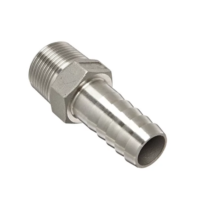 Stainless steel screwed Hose Nipple-438