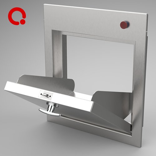 Secure Trash Chute Door for Safe and Easy Waste Access