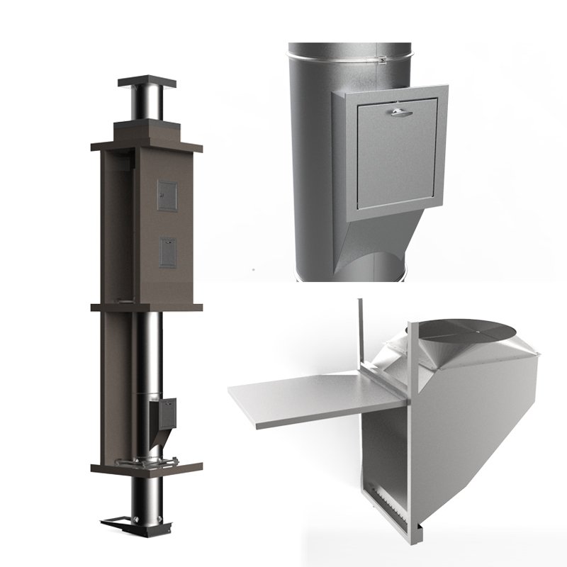 Intelligent Trash Chute System | UL Fire-Rated & BMS Integrated | QDCE
