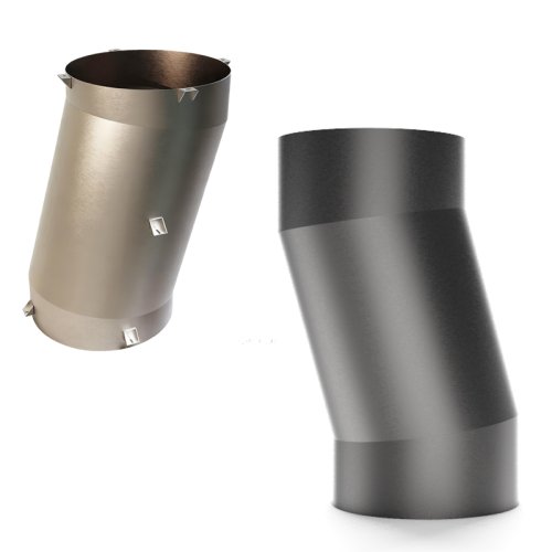 QDCE Heavy-Duty Stainless Steel Offset Chute With Garbage Chute