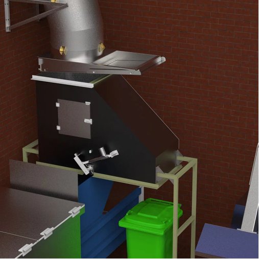 Trash Bin Compactor System