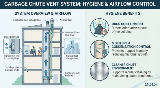 How a Garbage Chute Vent System Improves Hygiene and Airflow Control