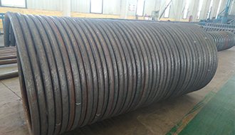 Thermal-Oil-Boiler-Densely-Arranged-Coils  热油锅炉密集布置的盘管