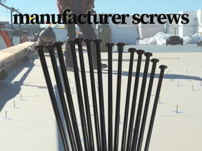 Tornillos para techos de metal