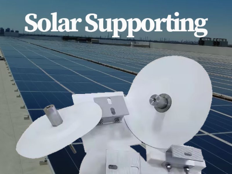 soporte de paneles solares en el techo