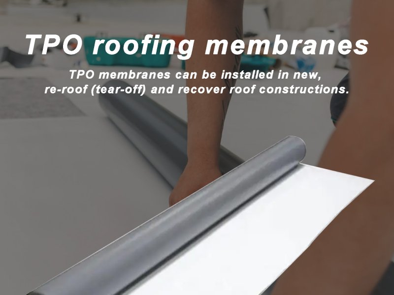 tpo membrane sheet for concrete roof