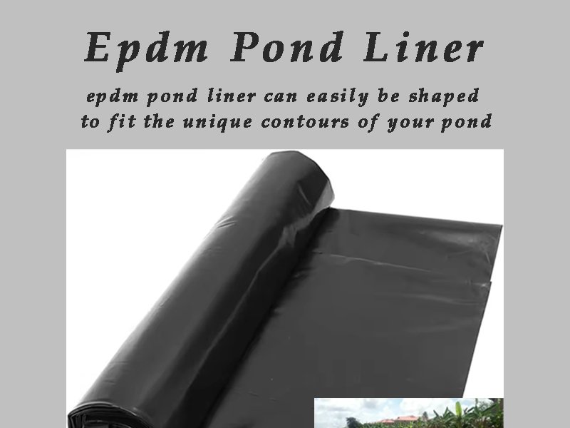 EPDM rubber membrane for fish pond liners