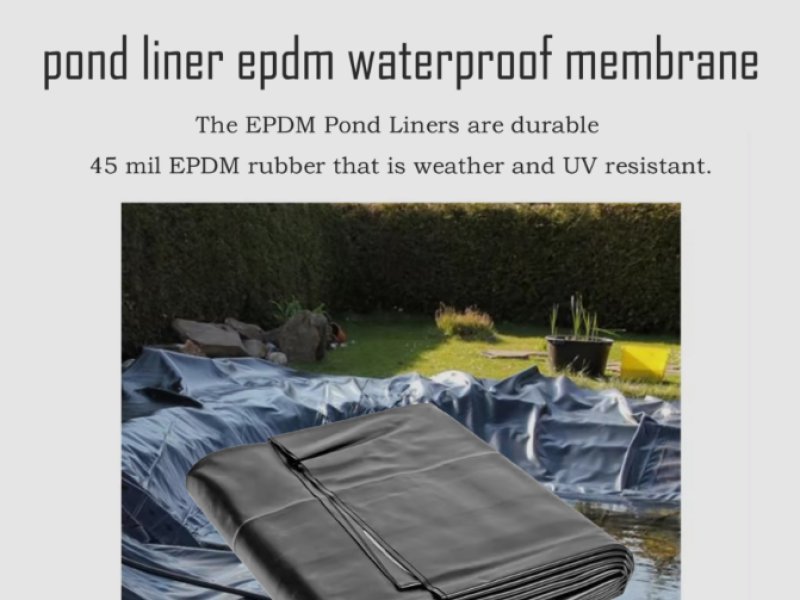 epdm coiled rubber waterproof membrane