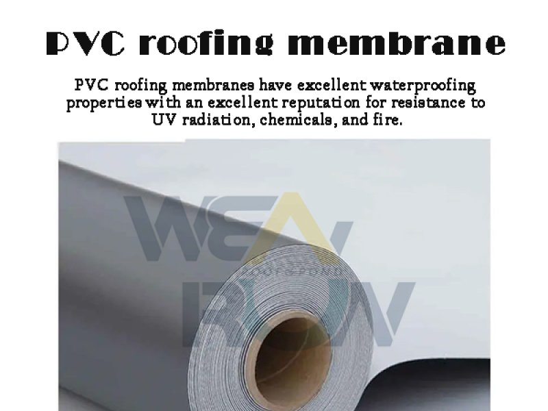 waterproof membrane pvc roofing materials