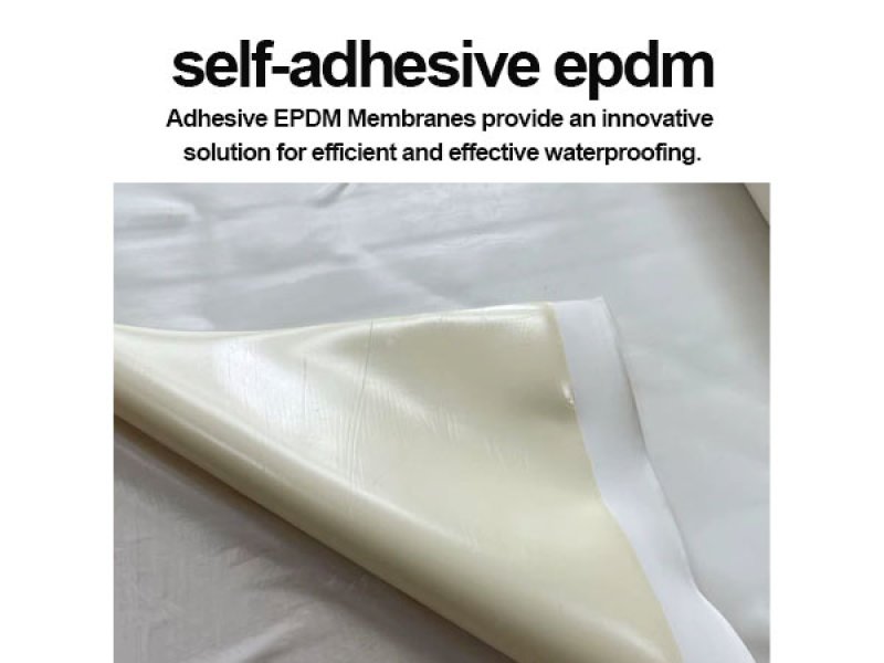 self adhesive epdm rubber roofing