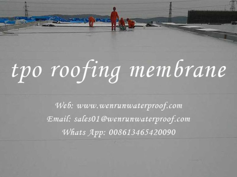 thermoplastic polyolefin tpo waterproofing membrane