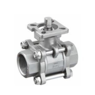 three type high platform ball valve