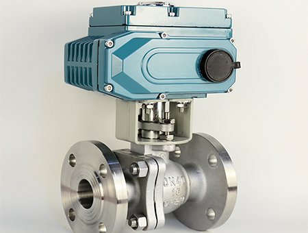 Electric actuated stainless steel ball valve,both flanged end and thread end. Explosion proof type available