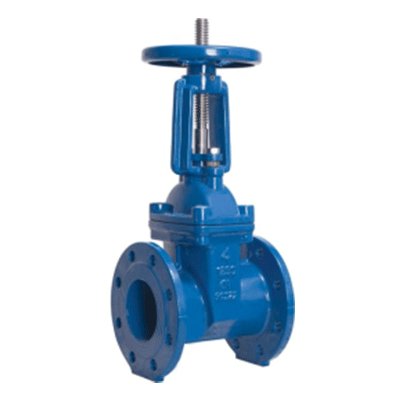 BS5163/EN1171 PN10/16 Rising Stem Resilient Seat Gate Valve