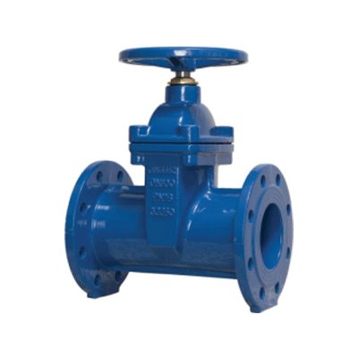 DIN3352 F5/EN1171 PN10/PN16 Non-Rising Stem Resilient Seat Gate Valve