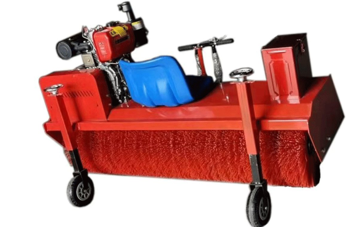 Gasoline-powered grass comber